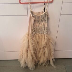Tutu Du Monde Cream and Gold Kids Dance Costume